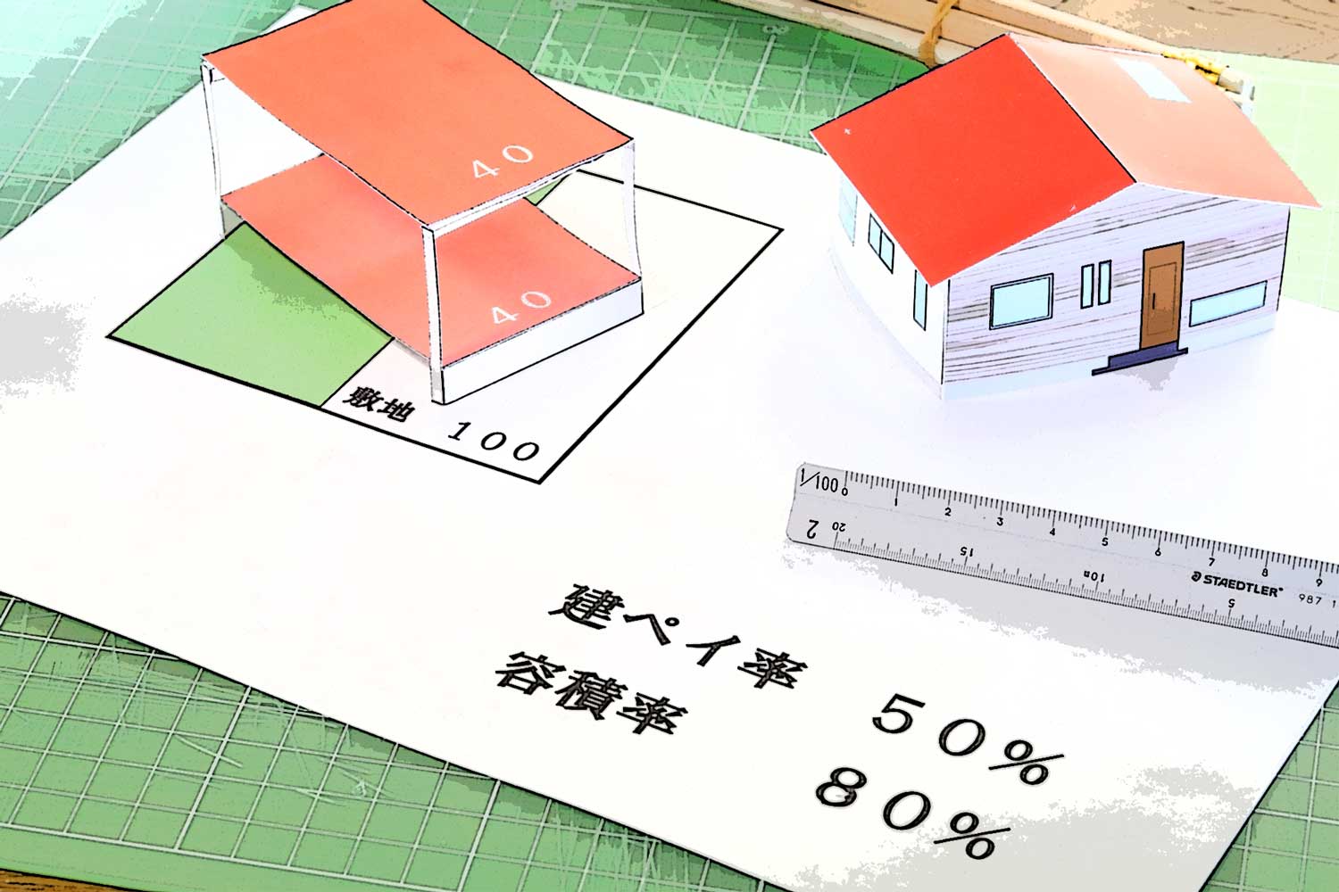 建ぺい率 容積率を簡単解説 面積を有効に使う上手なプランニング方法 心地のいい家